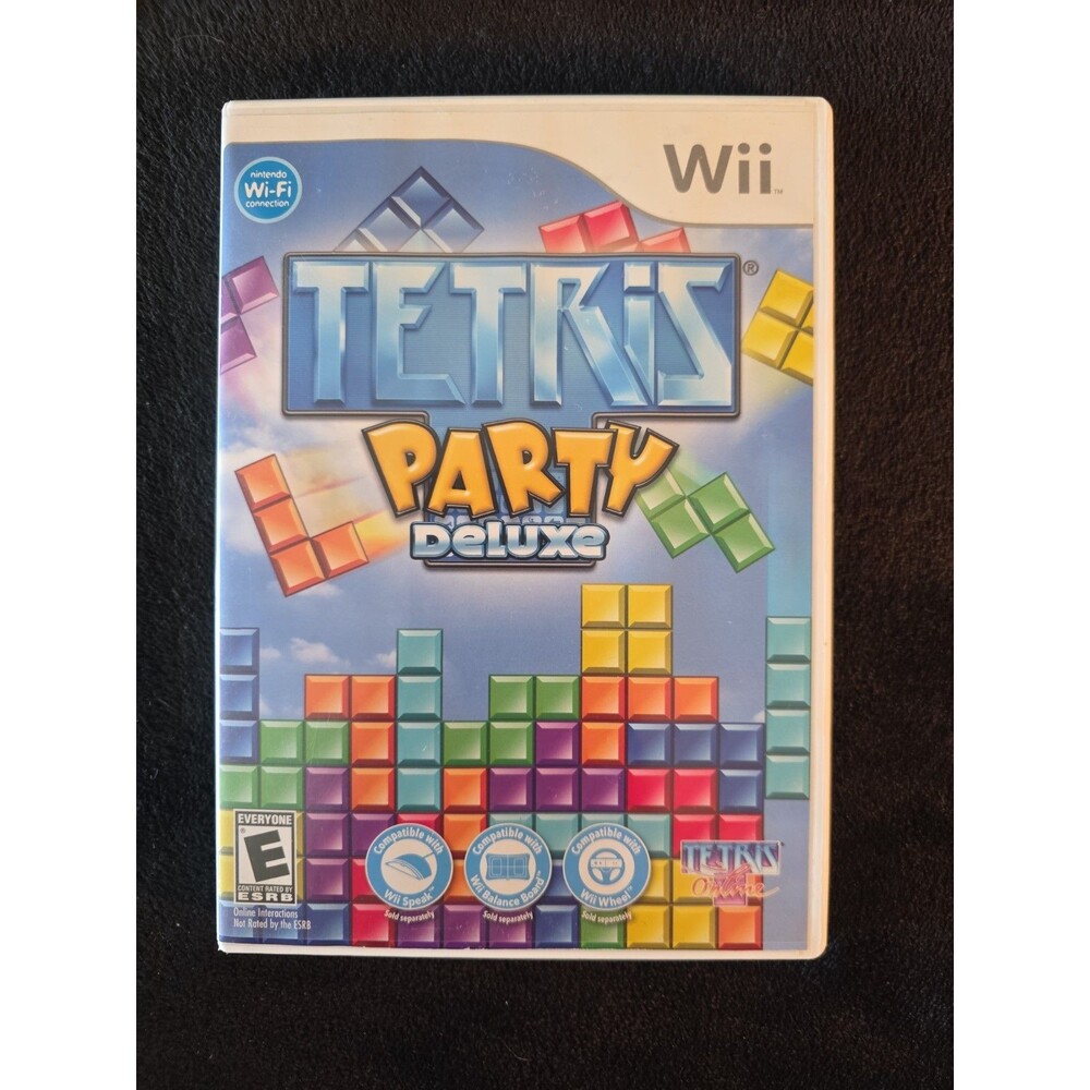 Nintendo Wii Tetris Party Deluxe Complete CIB